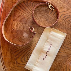 FLASH SALE LOUIS VUITTON Vachetta Leather Shoulder Strap